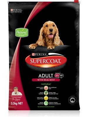 Supercoat Adult Dog Food with Beef 18 kg