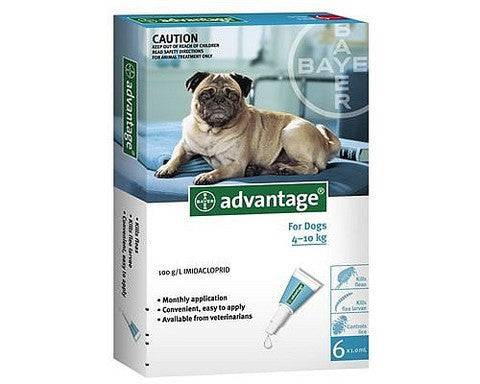 Advantage Medium Dog 4-10kg + 6 months