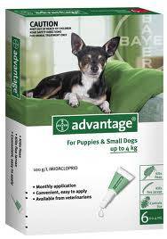 Advantage Small Dog 0-4kg + 6 months