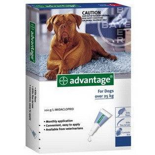 Advantage X-Large Dog 25kg+ 4 months