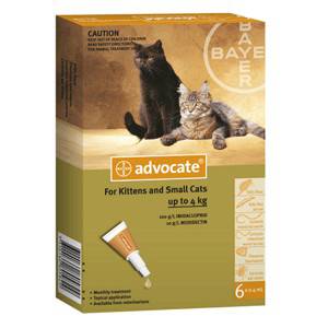 Advocate Small Cat 0-4kg + 6 months