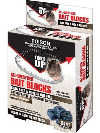 Time's Up All Weather Rodent Block Baits 180 g - Image 2