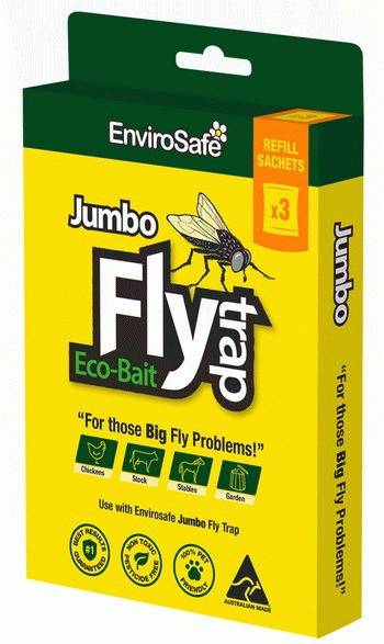 Refill Eco-Bait For Envirosafe JUMBO Fly Traps