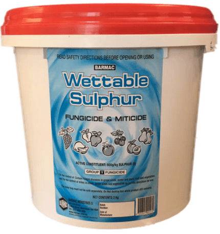 Barmac Wettable Sulphur (Fungicide and Miticide) 2kg