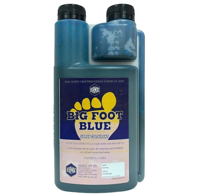 Barmac Big Foot Blue Marker Dye
