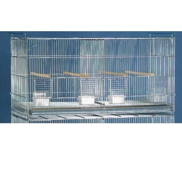 Bird Breeder Cage 90 cm Galvanised Stackable with Removable WIRE DIVIDER (2481) - Image 4
