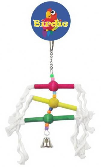 Birdie-Small Multi Perch with Bell (BRD-05)