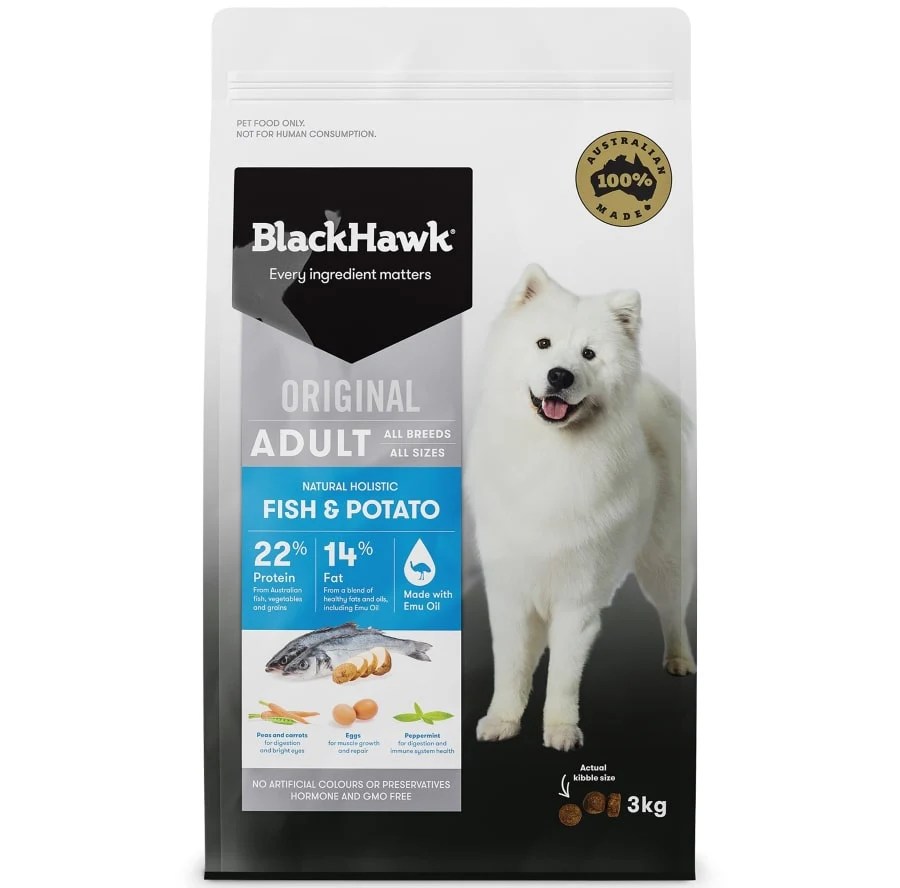 Black Hawk Dog Adult Fish & Potato