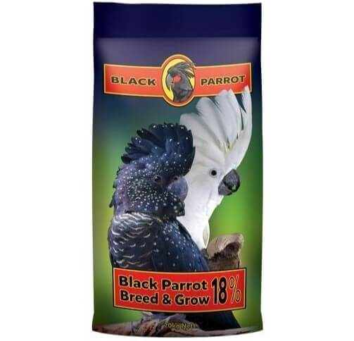 Laucke Mills Black Parrot Breed & Grow Micro Pellets 18% | 20kg bag