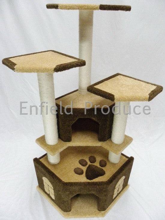 Bono Fido Cat Corner Condo Scratching Post Medium