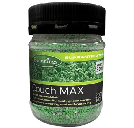 Brunnings Couch Max Lawn Seed 200g