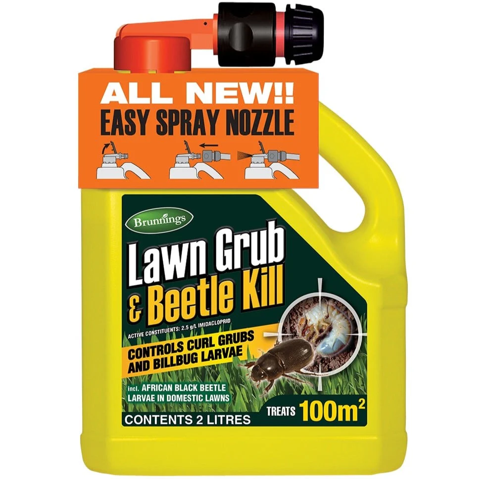 Brunnings Lawn Grub & Beetle Kill Hose On 2 Litre