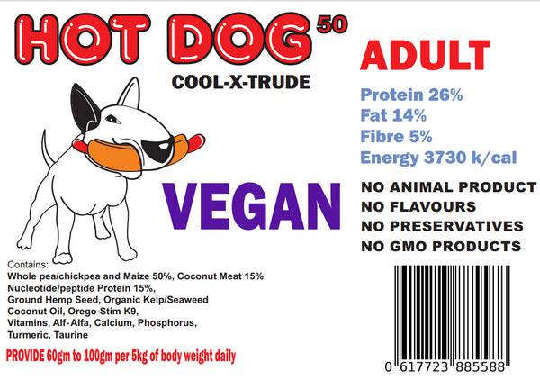 Cezars Hot Dog VEGAN Dog Food 12kg - Image 2