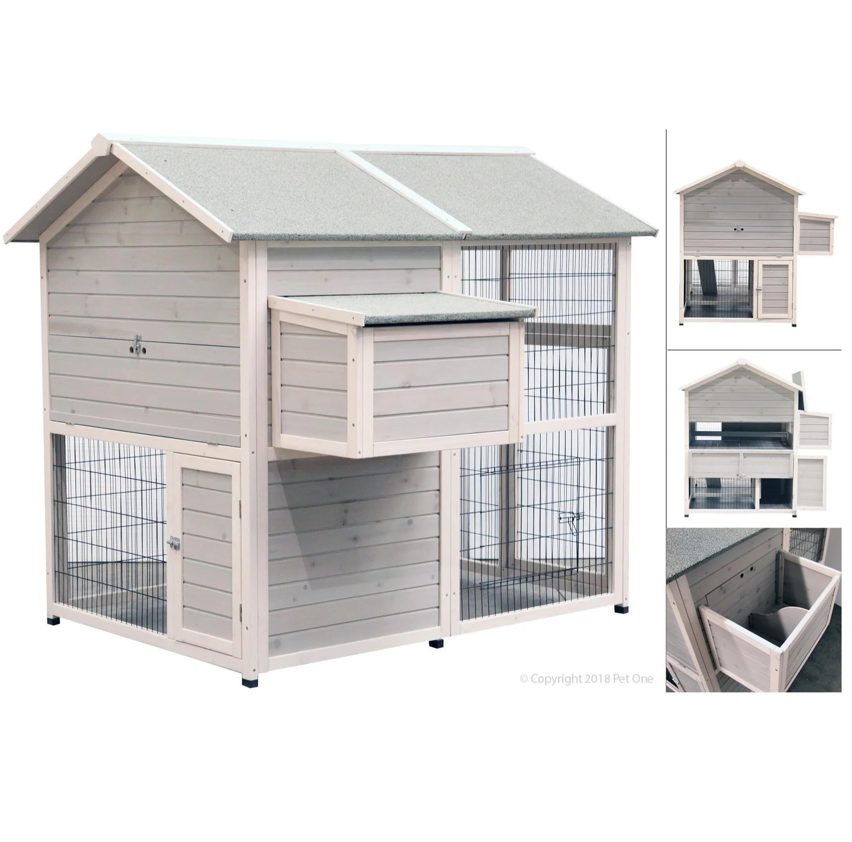 Pet One Chicken House Two Storey - Image 2