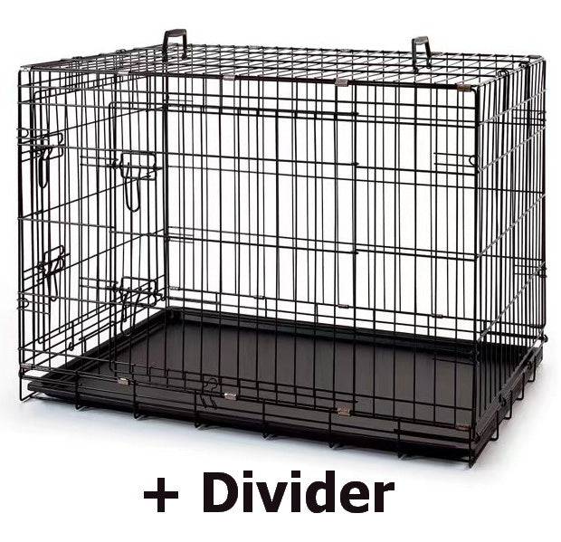 Collapsible Metal Dog Crate 48 inch (9011) + DIVIDER