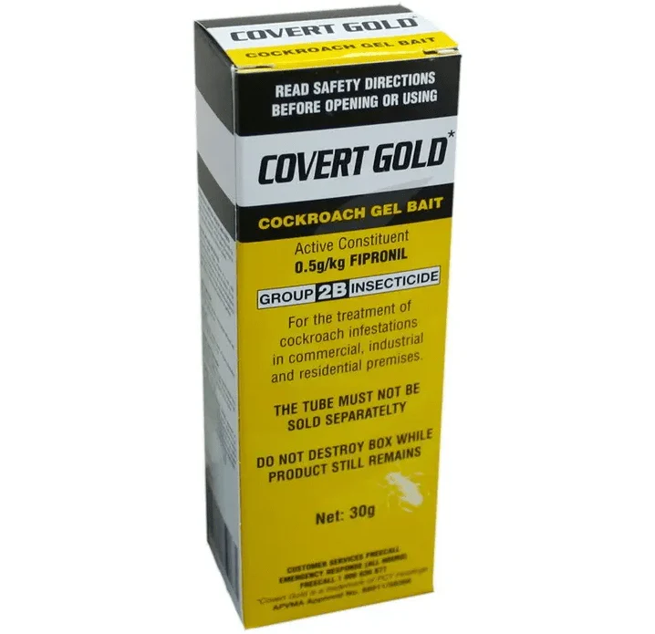 Covert GOLD Cockroach Killer Pest Control Gel Bait 30g
