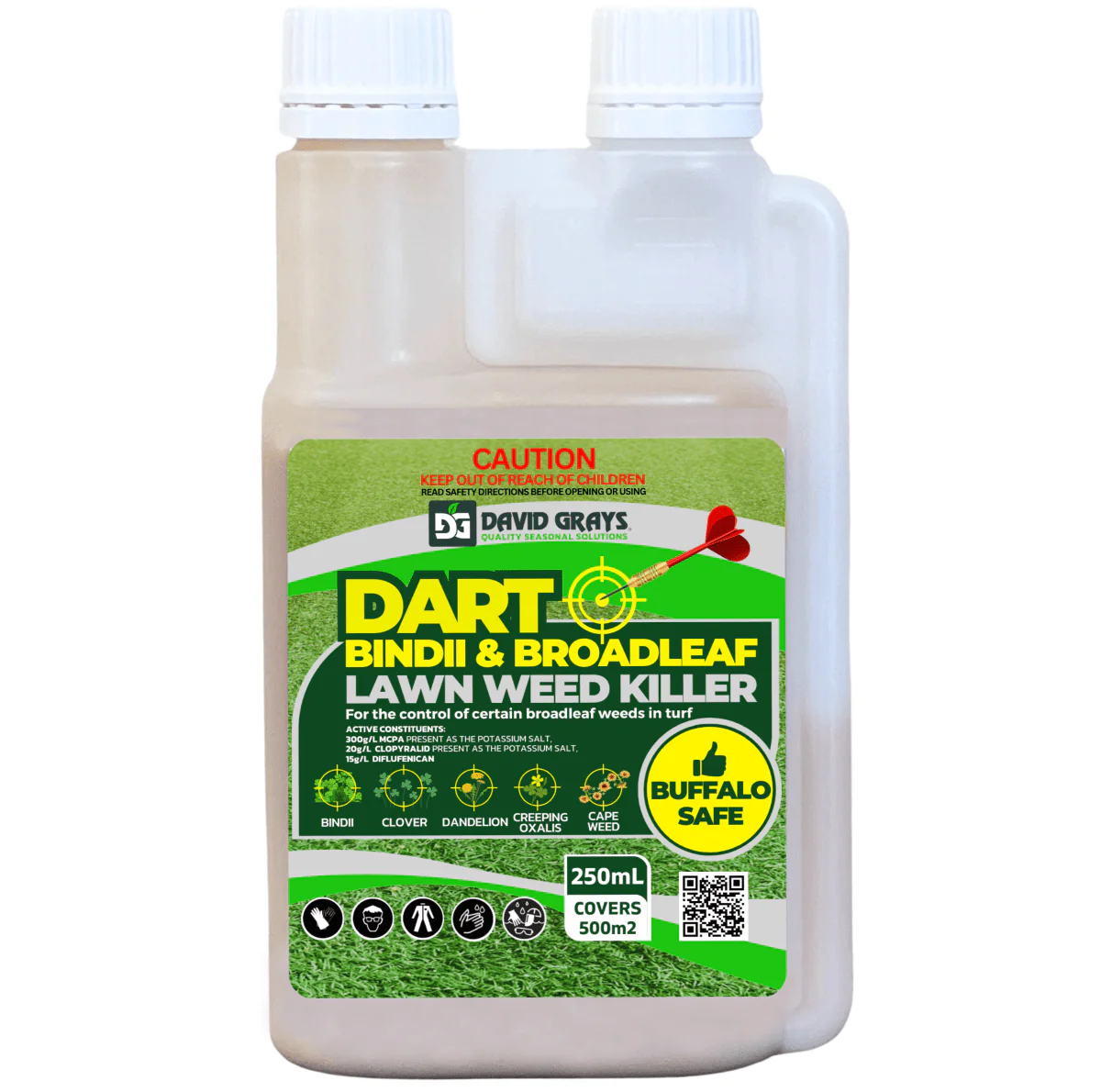 David Grays Dart Bindii & Broadleaf Lawn Weed Killer | For Buffalo