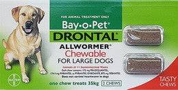 Drontal 35kg 2Pk CHEWABLE