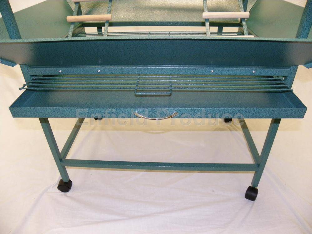 Extra Large Metal Parrot Stand on Wheels - Image 3