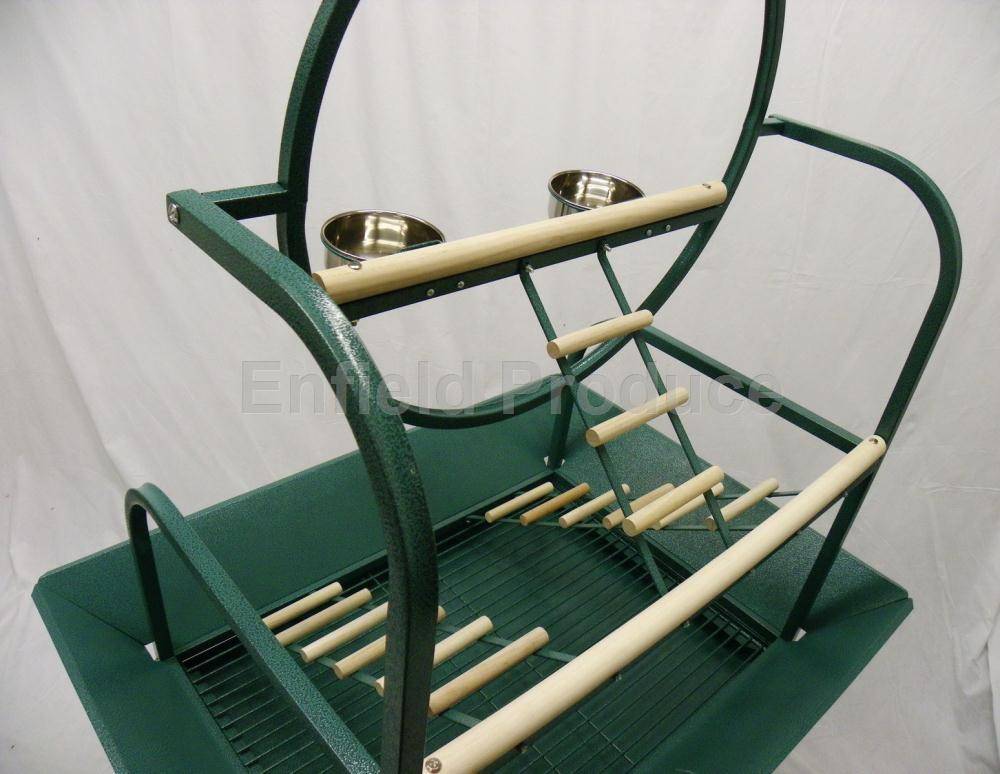 Extra Large Metal Parrot Stand on Wheels - Image 7