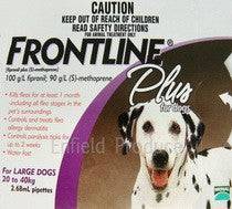 Frontline Plus Flea Control - Large Dog 20 to 40kg 3 months