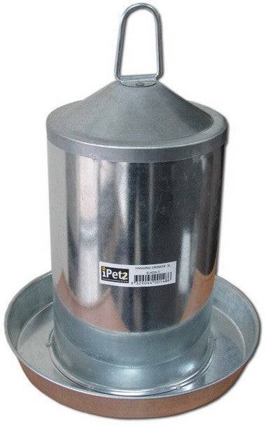 Ipetz Galvanised Chicken Waterer