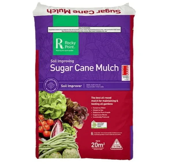 Rocky Point Organic Sugar Cane Mulch | Covers 20 m²