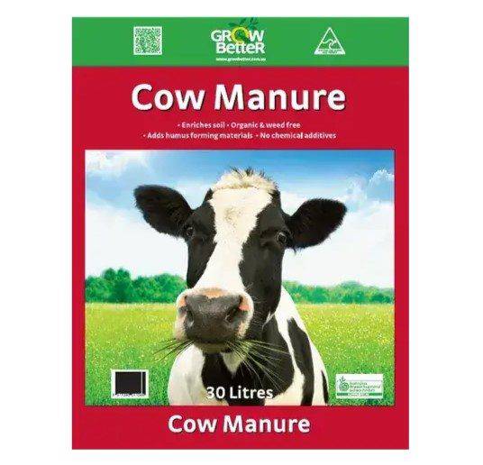 Grow Better Organic Cow Manure 30L