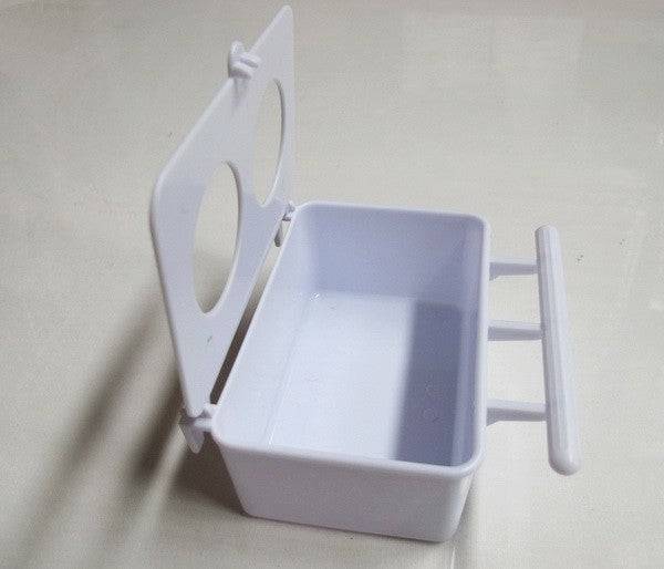 Hooded Hanging No Mess Bird Feeder with Perch (2 hole) - Image 6