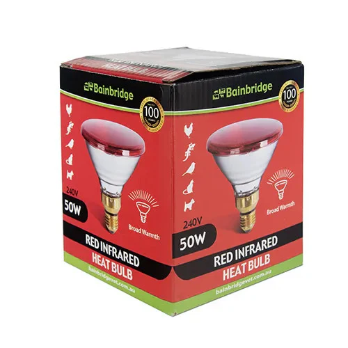 Infrared Heat Lamp Bulb For Chickens RED (Bainbridge) - Image 3