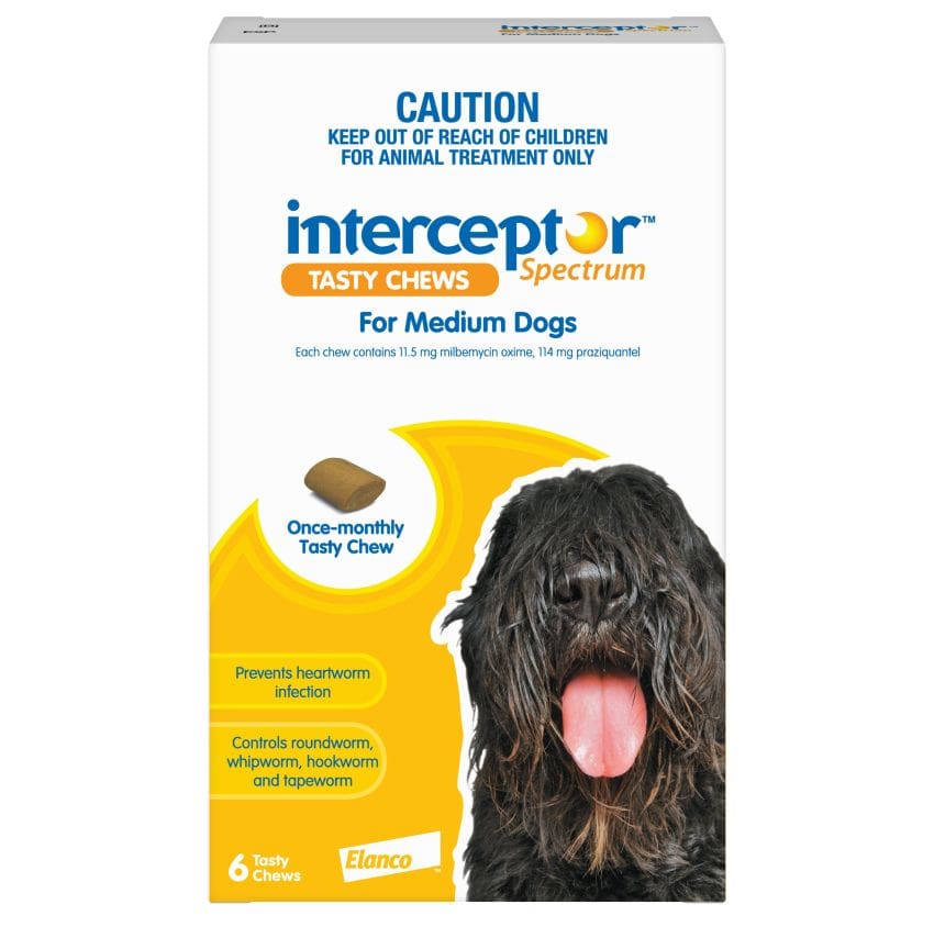 Interceptor Spectrum 11-22kg Medium Dog YELLOW Chews - Image 2