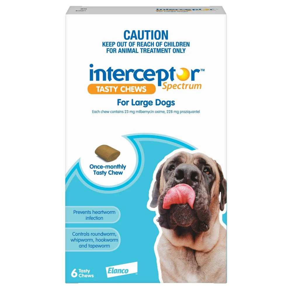 Interceptor Spectrum 22-45kg Large Dog BLUE Chews - Image 2