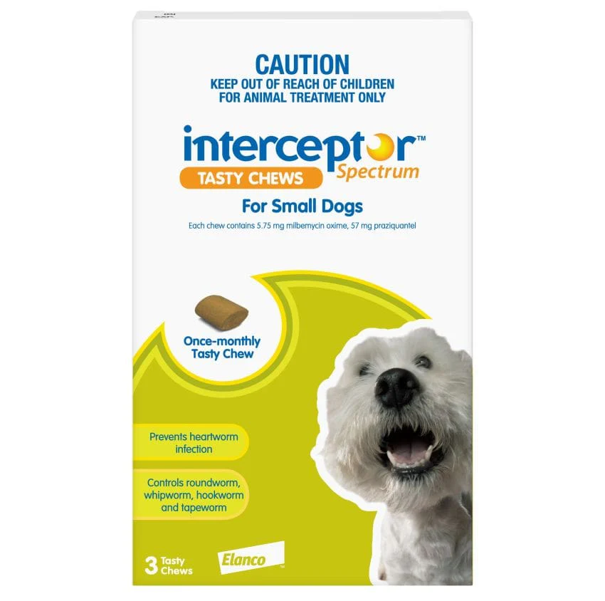 Interceptor Spectrum 4-11kg Small Dog GREEN Chews