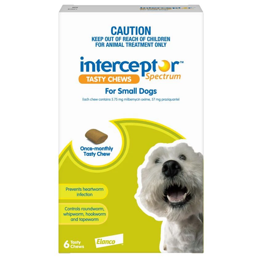 Interceptor Spectrum 4-11kg Small Dog GREEN Chews - Image 2