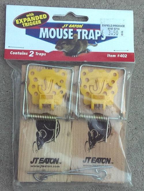 JT Eaton 2 Pack Traditional Mouse Traps