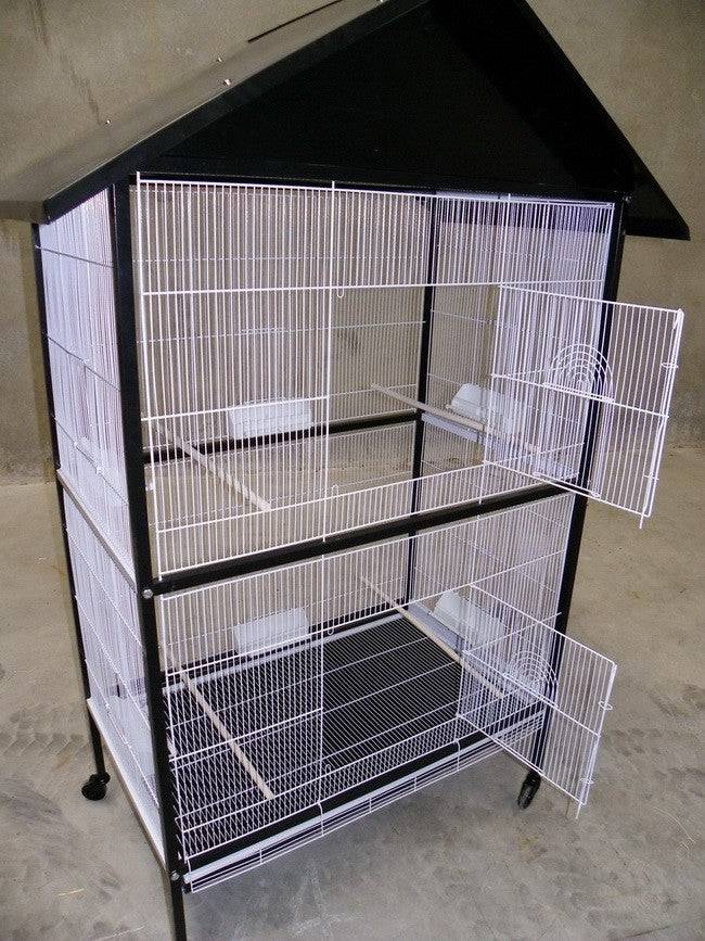 Extra Large Aviary Cage - Black & White (0594) - Image 6