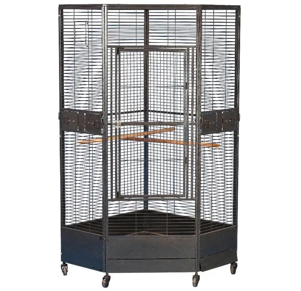 Large Corner Bird Cage 162cm H