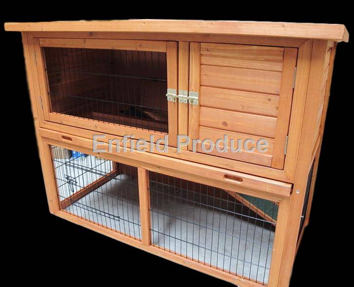 Large Double Storey Rabbit Hutch (EP-125) - Image 11