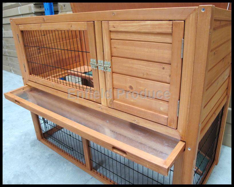 Large Double Storey Rabbit Hutch (EP-125) - Image 4