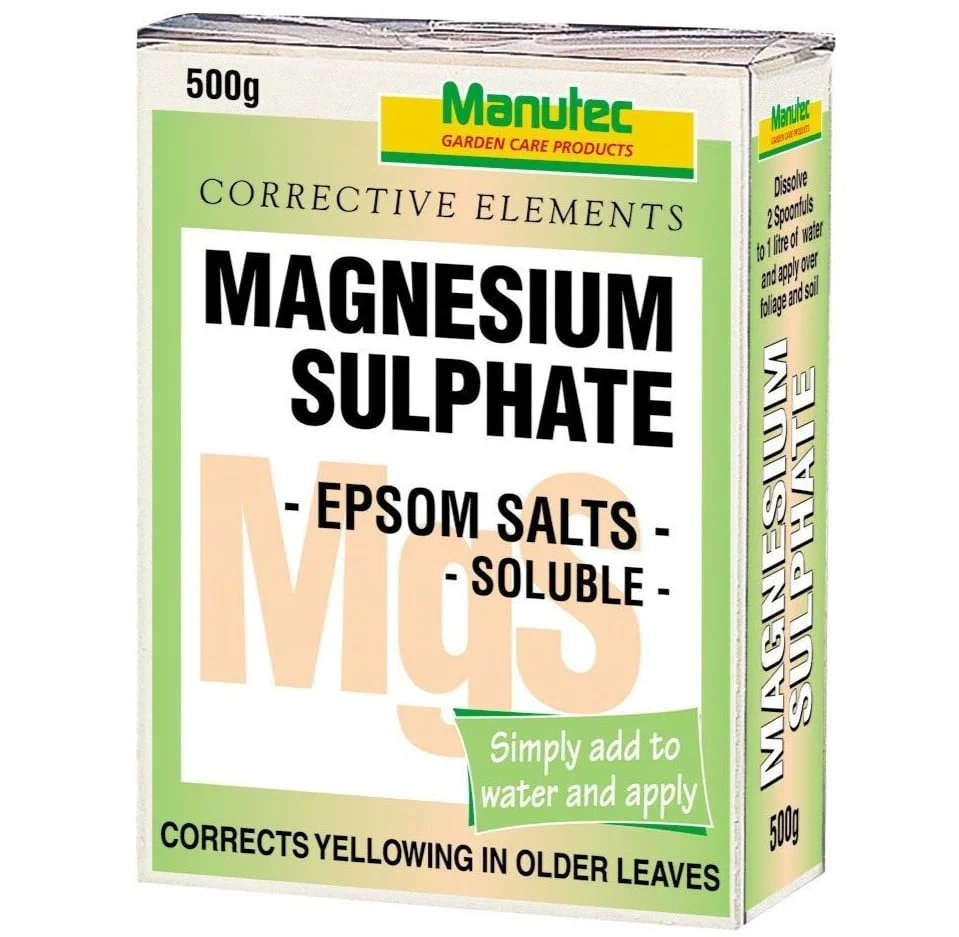 Manutec Magnesium Sulphate Epsom Salts Soluble 500g