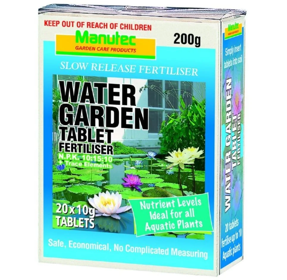 Manutec Water Garden Fertiliser Tablets (20 x 10g)