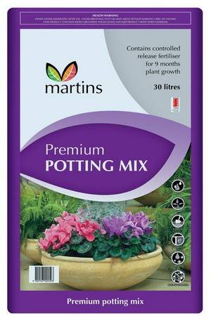 Martins Premium Potting Mix 30 Litres