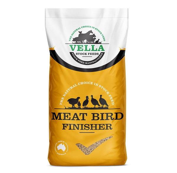 Vella Meat Bird Finisher Pellets (Game Bird Feed) 18kg