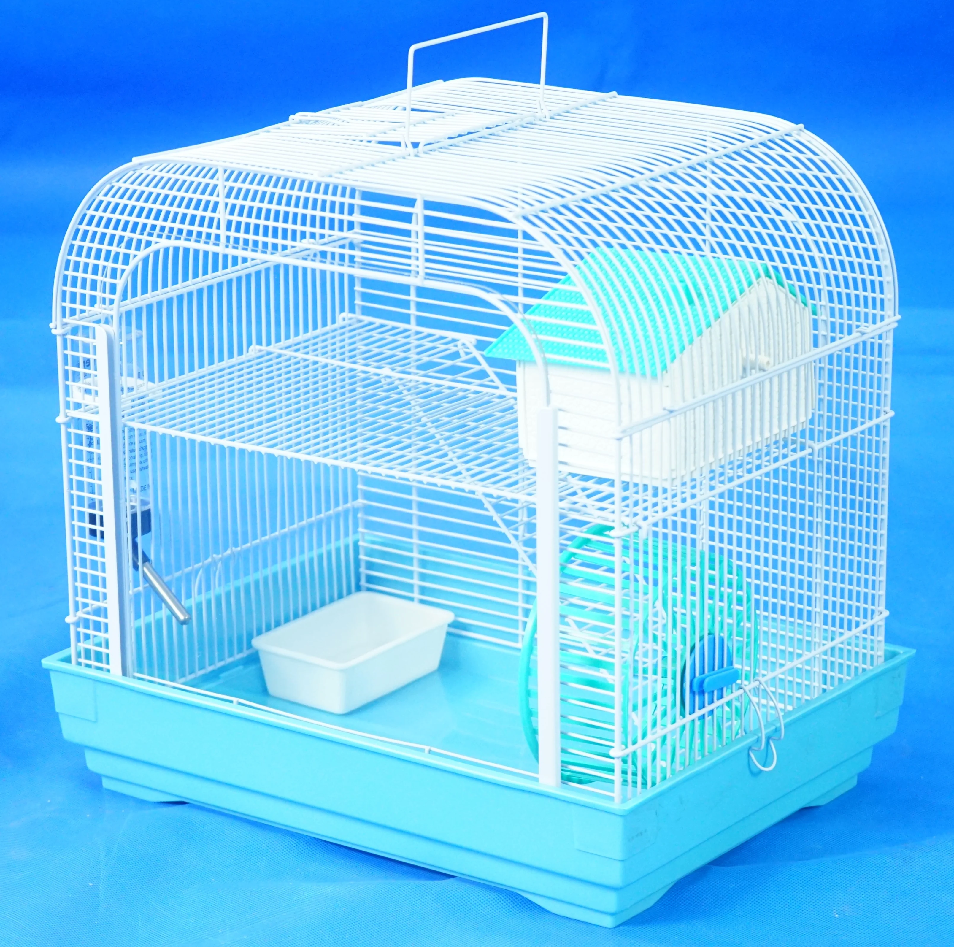 Mouse Cage Double Storey Clear Front View (3484) - Image 2