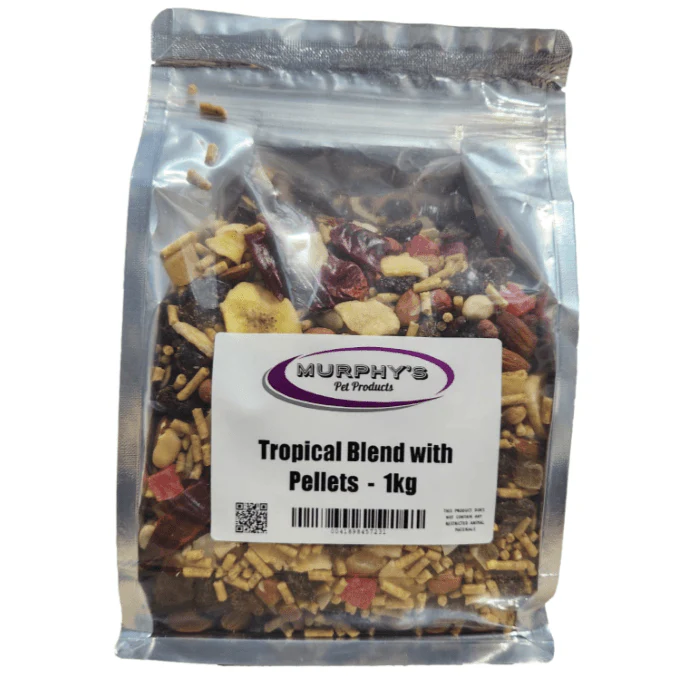 Murphy's Tropical Blend with Pellets Bird Food Treat - Image 2