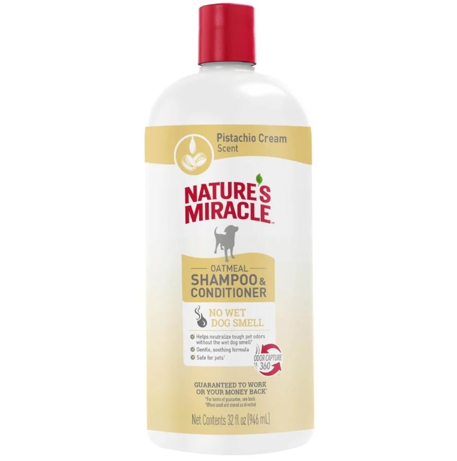 Natures Miracle Oatmeal Dog Shampoo & Conditioner 946ml