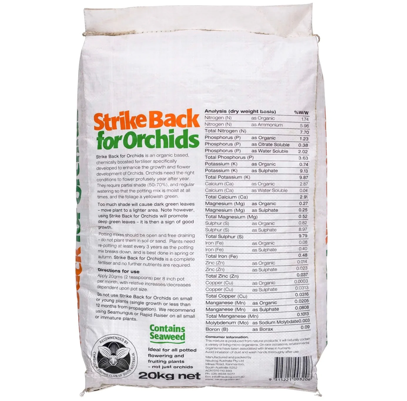 Neutrog Strike Back for Orchids (Bag) - Image 3