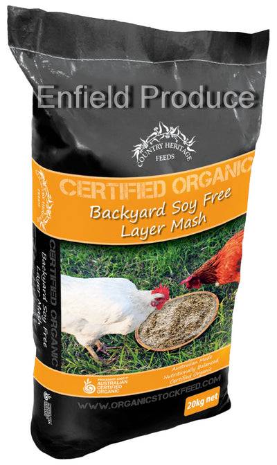 Organic Layer Soy Free Mash Poultry Feed 20 kg
