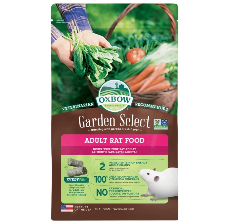 Oxbow Garden Select Adult RAT FOOD Pellets 1.13kg