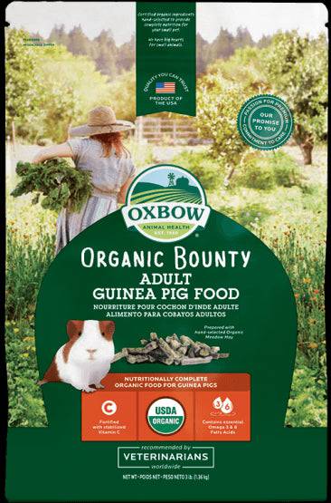 Oxbow ORGANIC BOUNTY Adult Guinea Pig Food Pellets 1.36kg